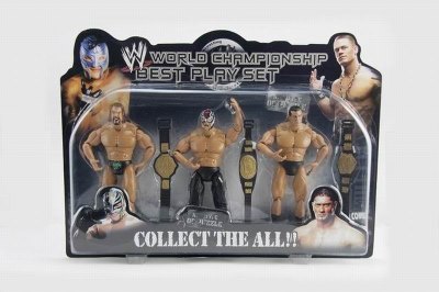WRESTLER SET  3ASST  W/SOUND & LIGHT & ACCESSORIES - HP1032695