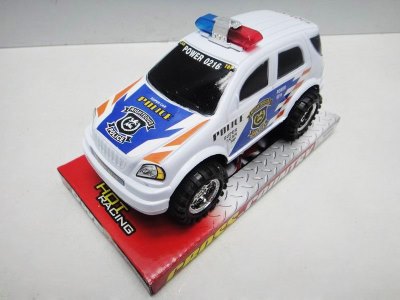 FRICTION POLICE CAR  RED/WHITE/BLACK - HP1032814
