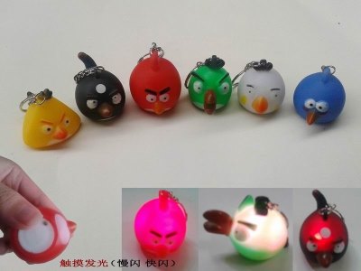 VINYL ANGER BIRDS W/6FLASHING LIGHT INCLUDED BUTTON CELL - HP1032832