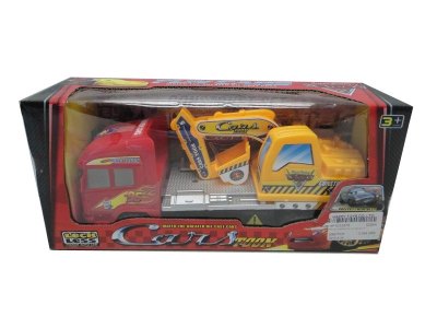 FRICTION CONSTRUCTION CAR  RED/YELLOW - HP1032879