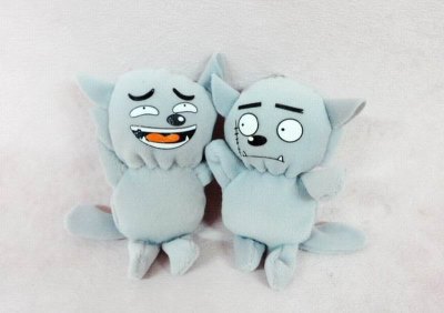 10CM PLUSH GREY WOLF - HP1032974