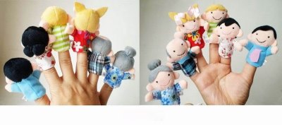 6.5CM PLUSH FINGER DOLL  - HP1032983