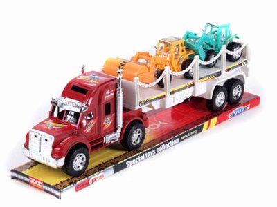 FRICTION CAR W/2 CONSTRUCTION CAR  RED/BLUE - HP1033086
