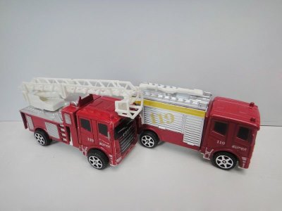 PULL BACK FIRE TRUCK 2ASST - HP1033143