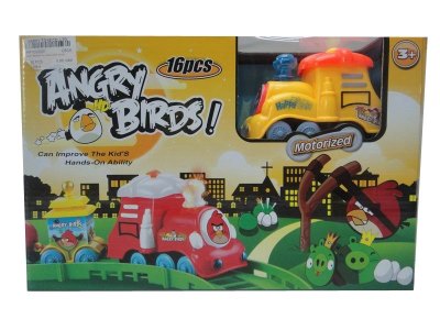 ANGRY BIRDS B/O RAIL TRAIN W/LIGHT & MUSIC - HP1033207