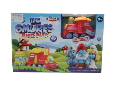 SMURFS B/O RAIL TRAIN W/LIGHT & MUSIC - HP1033208