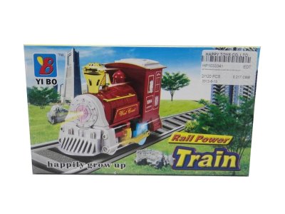 B/O TRAIN W/LIGHT & MUSIC & BUMP AND GO DOG 3COLOR - HP1033341