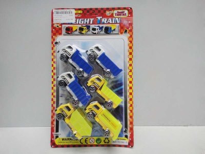 6 PCS FREE WAY FREIGHT TRAIN 10ASST - HP1033398