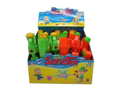 WATER GUN  GREEN/ORANGE 12PCS DISPLAY BOX - HP1033563