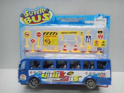 FRICTION BUS ROAD SIGN 2COLOR - HP1033593
