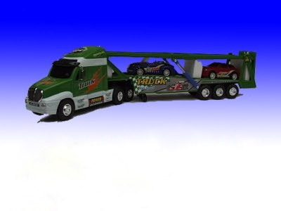 FRICTION CAR W/2 CAR RED/GREEN/ORANGE - HP1033662