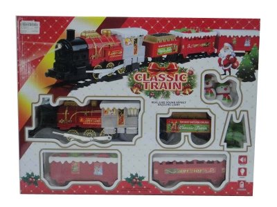 FATHER CHRISTMAS B/O RAIL TRAIN W/LIGHT & MUSIC - HP1034002