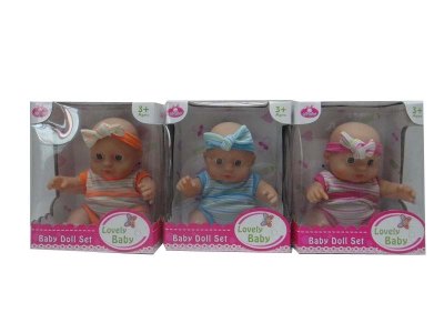 9PCS 7.5”VINYL DOLL  - HP1034008
