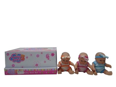 9PCS 7.5”VINYL DOLL  - HP1034010