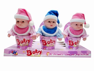 6”RUBBER DOLL 3ASST. - HP1034012