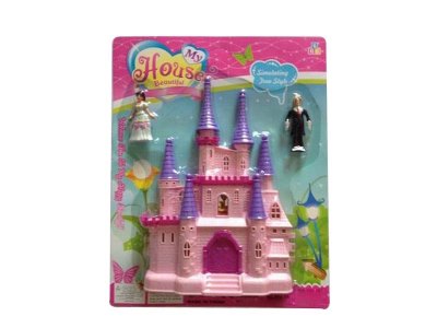 CASTLE W/DOLL & FURNITURE - HP1034134