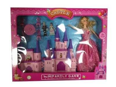 CASTLE W/DOLL & FURNITURE - HP1034136