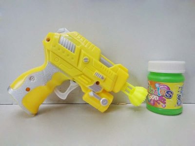 FRICTION BUBBLE GUN (NATURE COLOR)  RED/YELLOW - HP1034180