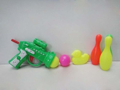 BOWLING GUN W/DUCK GREEN/RED/BLACK - HP1034242