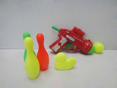 BOWLING GUN W/DUCK GREEN/RED/BLACK - HP1034243