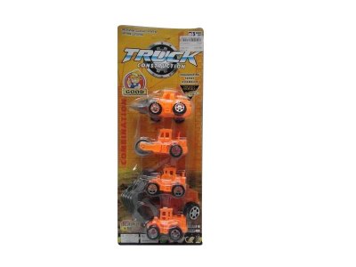 4PCS PULL BACK CONSTRUCTION  - HP1034574
