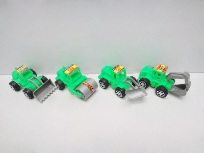 4只庄回力工程车 4款混装 - HP1034584