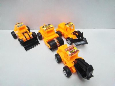 4只庄回力工程车 4款混装 - HP1034585