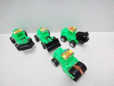 4只庄回力工程车 4款混装 - HP1034586