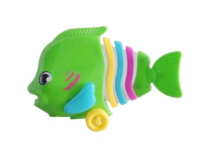 PULL BACK FISH PINK/BLUE/GREEN/YELLOW - HP1035087