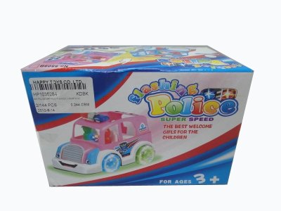 B/O POLICE CAR W/LIGHT & MUSIC & BUMP & GO - HP1035284