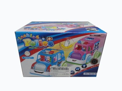 B/O POLICE CAR W/LIGHT & MUSIC & BUMP & GO - HP1035285