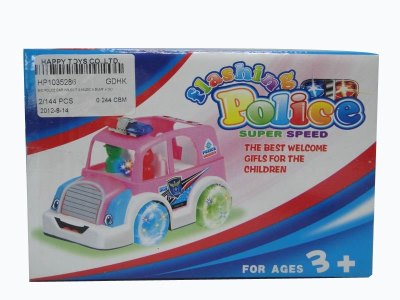 B/O POLICE CAR W/LIGHT & MUSIC & BUMP & GO - HP1035286