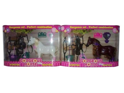 VINYL HORSE W/ACCESSORIES  - HP1035431