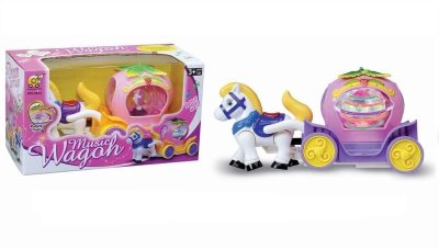 B/O HORSE CAR W/LIGHT & MUSIC & BUMP & GO - HP1035437