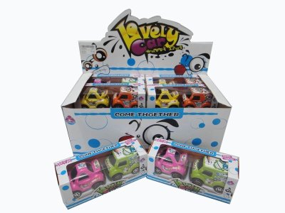 PULL BACK CAR 4ASST 12PCS DISPLAY BOX - HP1035530