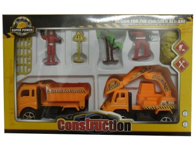 PULL BACK CONSTRUCTION CAR  2ASST. - HP1035845