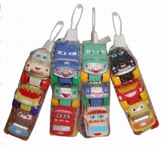 FREE WAY CAR W/WHISTLE 6ASST 3PCS  - HP1035849