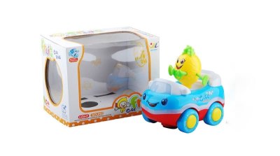 B/O CARTOON CAR W/LIGHT & MUSIC & BUMP AND GO  - HP1035867