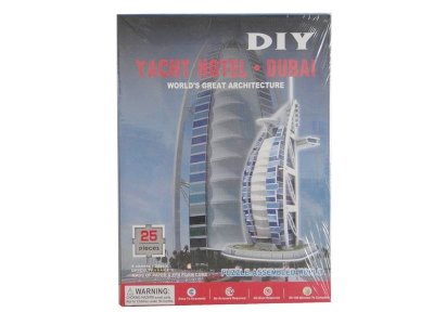 25PCS 3D PUZZLE  YACHT HOTEL DUBAI  - HP1036321
