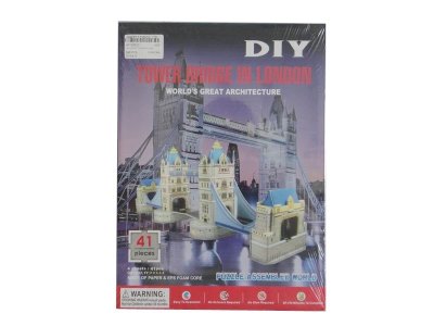 41PCS 3D PUZZLE  TOWER BRIDGE IN LONDON - HP1036322