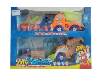 DIY FREE WAY CONSTRUCTION CAR SET - HP1036835