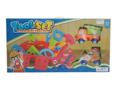 DIY FREE WAY CONSTRUCTION CAR SET - HP1036837