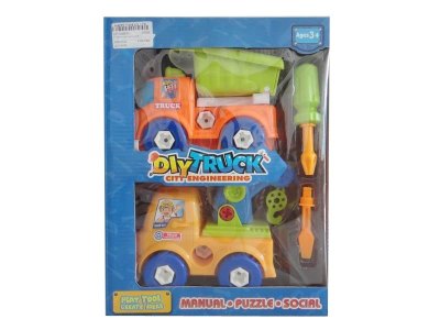 DIY FREE WAY CONSTRUCTION CAR SET - HP1036838