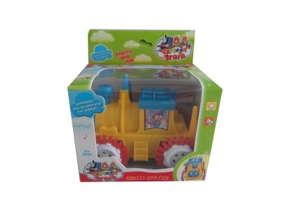 B/O TUMBLING CARTOON TRAIN W/LIGNT & MUSIC & 3BATTERY   - HP1037290