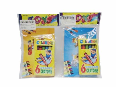 DRAWING BOOK SET W/6CRAYONS 4ASST - HP1037318