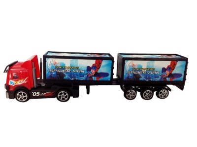 FRICTION CONTAINER TRUCK RED/GREEN - HP1037336