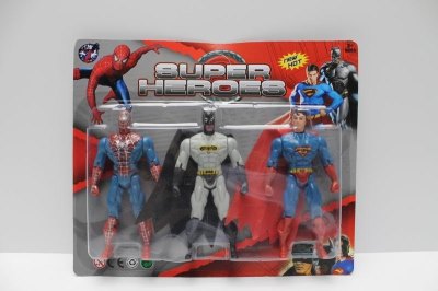 SUPER HEROES W/LIGHT 3PCS - HP1037475