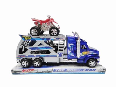 FRICTION TRUCK W/MOTOR RED/BLUE/GOLD - HP1037572