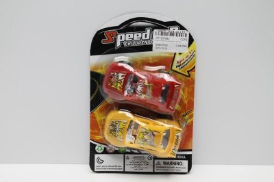 2PCS PULL BACK RACING CAR RED/YELLOW/BLUE/ORANGE - HP1037982