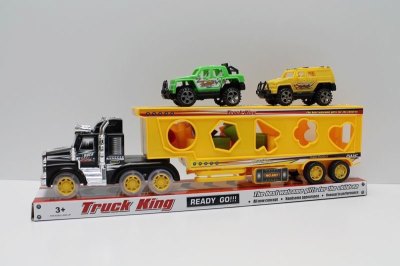 FRICTION BLOCK CAR W/LIGHT & MUSIC & 2 CAR - HP1038145